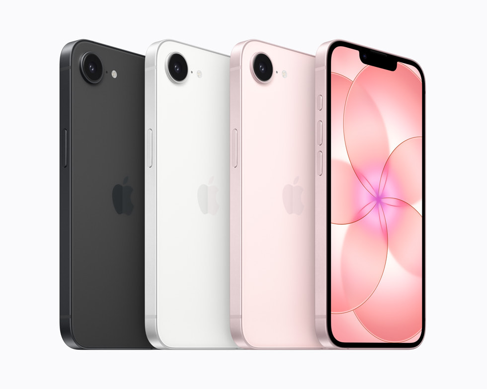 iPhone 17e の本体の色の並び