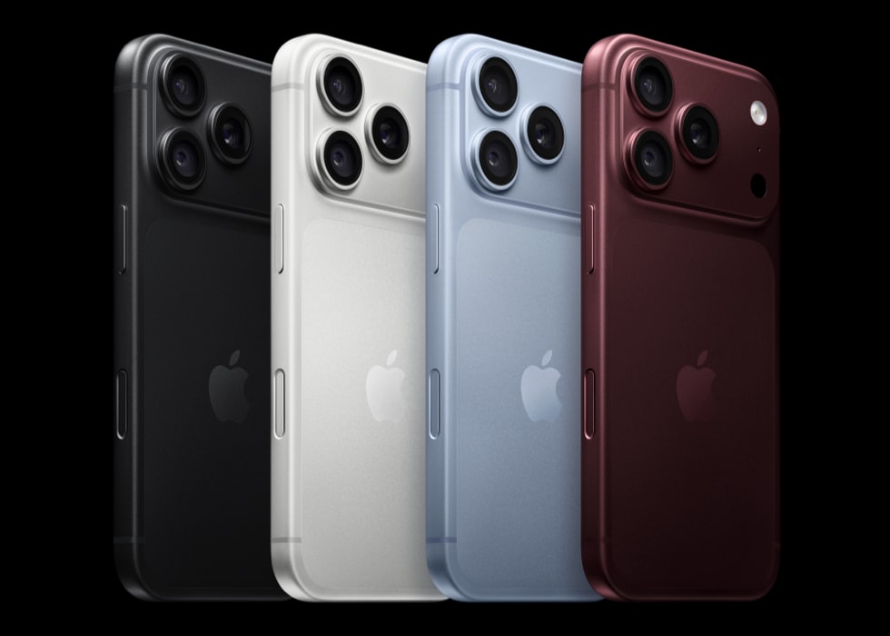 iPhone 18 Pro の本体の色の並び